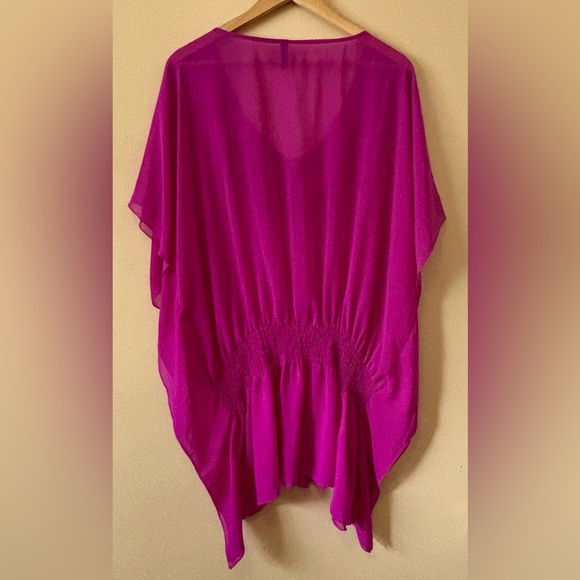 Victoria's Secret| Exquisite Pink Swim Coverup Rhinestones Sheer Fabric Sz XS/S - Picture 4 of 7